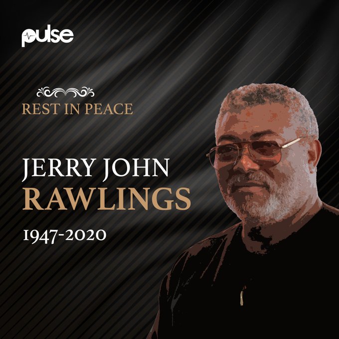 BREAKING NEWS: Fmr Prez Jerry John Rawlings is Dead